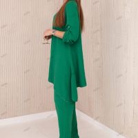 Дамски комплект блуза + панталон с висулка, 3цвята , снимка 9 - Комплекти - 45672376