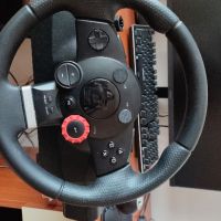 Logitech driving force gt , снимка 3 - Джойстици и геймпадове - 45301523