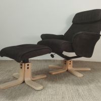 Комфортно скандинавско релакс кресло, снимка 5 - Дивани и мека мебел - 45687342