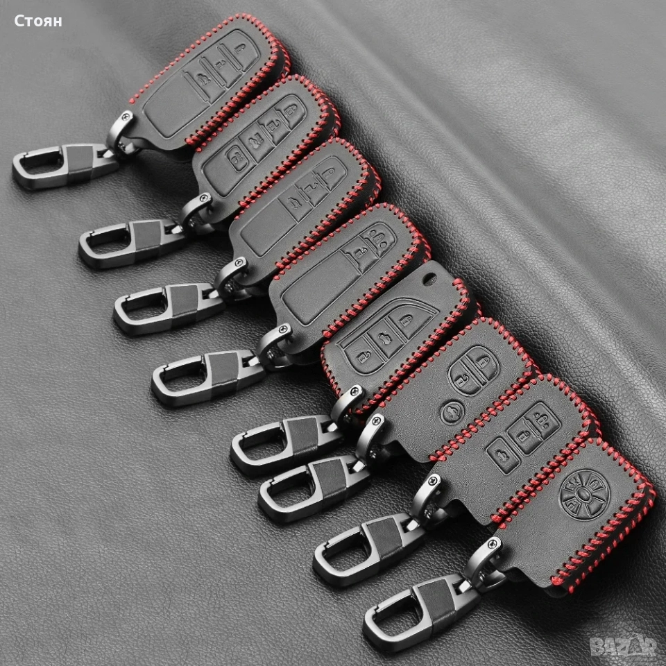 кожен ключодържател тойота toyota, снимка 1