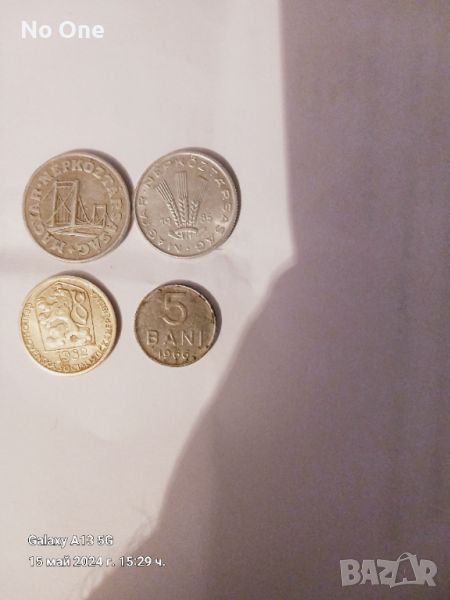 Продавам 4 броя стари чуждестранни монети, може и на бройка по отделно , снимка 1