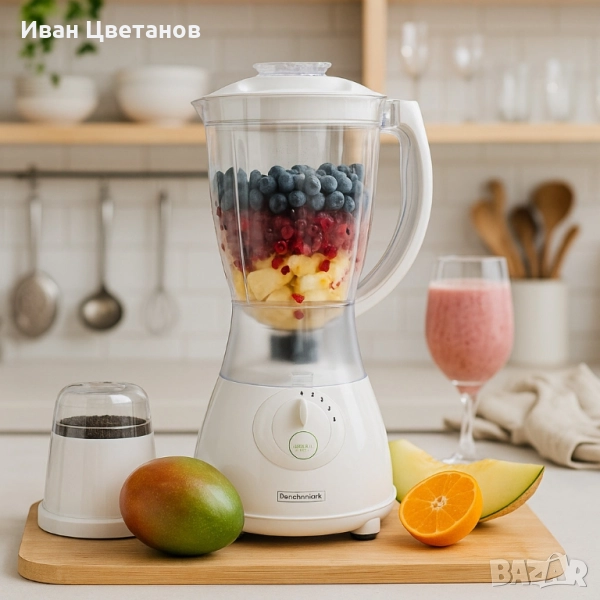 Блендер с приставка за мелница Royalty Line SM-400P.2, снимка 1