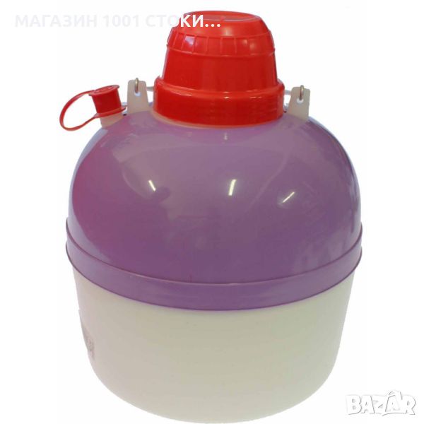 Термос за вода от стиропор 5 литра със защитен кортус от пластмаса , снимка 1