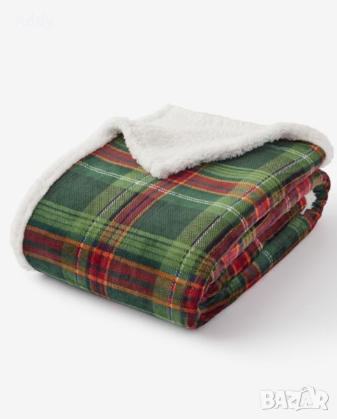 Двустранно одеяло с шерпа, снимка 1