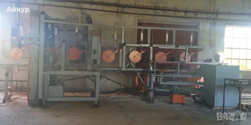 АВТОМАТИЧНА ЛИНИЯ ЗА РЯЗАНЕ НА ДЪРВЕНИ ТРУПИ И ПРОИЗВОДСТВО НА EURO ПАЛЕТИ, снимка 1