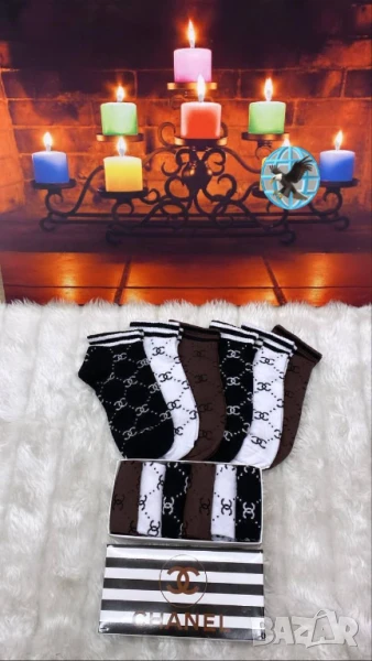 чорапи в кутия louis vuitton versace karl legenfeld guess gucci, снимка 1