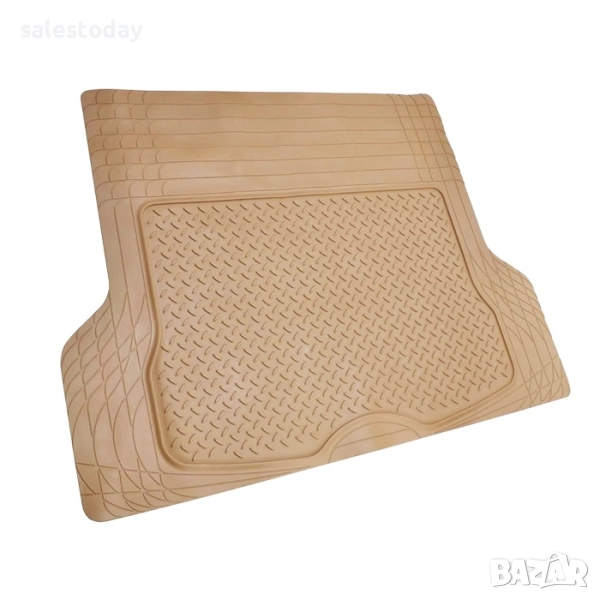 Гумена стелка за багажник, 109.5 cm x 144 cm, Бежава, снимка 1