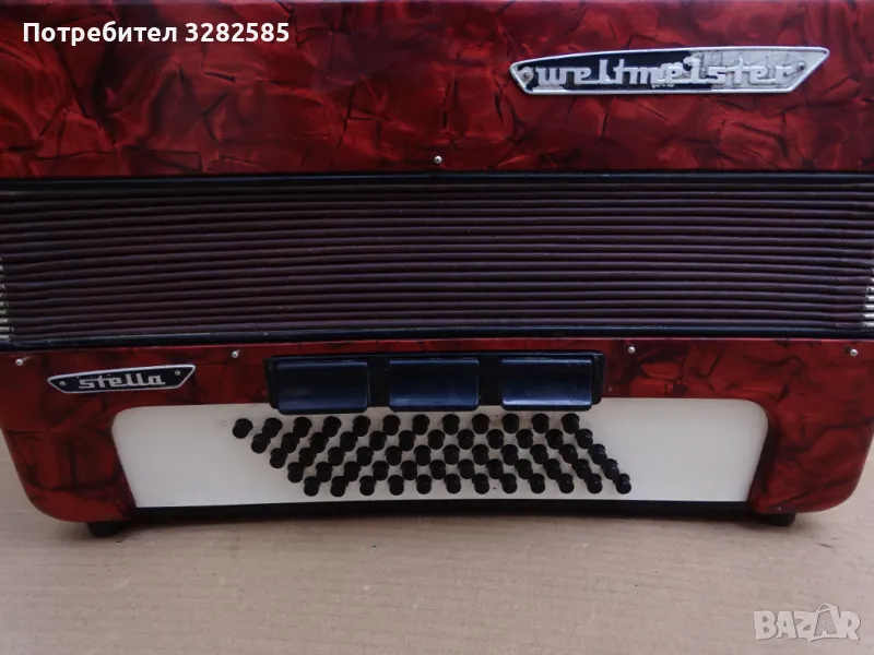 Акордеон Велтмайстер Стела 60 баса, снимка 1