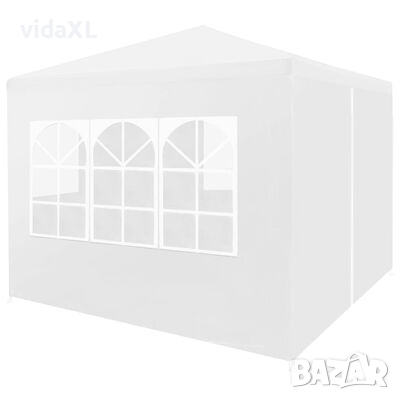 vidaXL Парти шатра, 3х3 м, бяла(SKU:45096, снимка 1