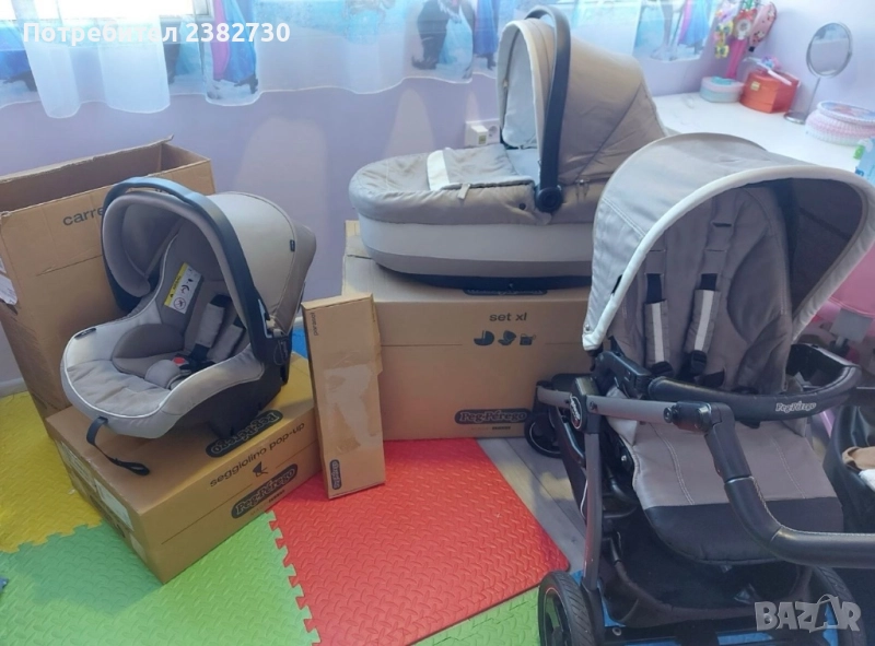 Peg Perego Детска количка 3 в 1, снимка 1