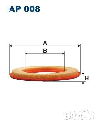 FILTRON AP008 Въздушен филтър 2.0, MERCEDES-BENZ 190 (W201) 1982 - 1993  OE 0020945504, снимка 1