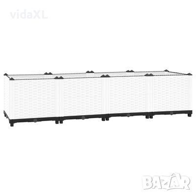 vidaXL Повдигната леха, 160x40x38 см, полипропилен(SKU:316518, снимка 1