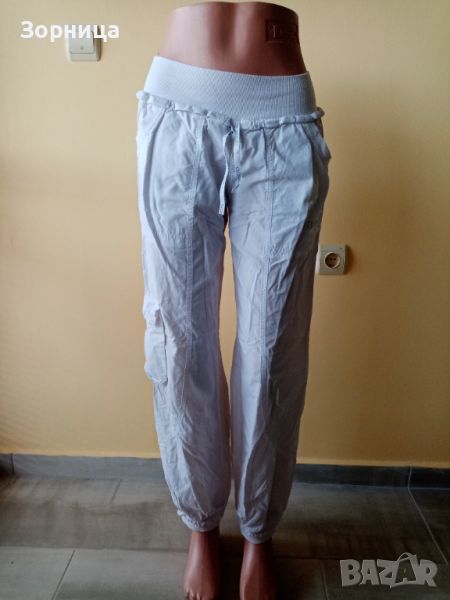 Дамски спортен панталон, бял, снимка 1