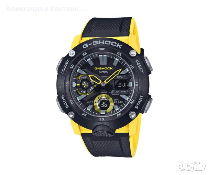 Мъжки часовник Casio G-Shock Carbon Core Guard Limited GA-2000-1A9ER, снимка 1