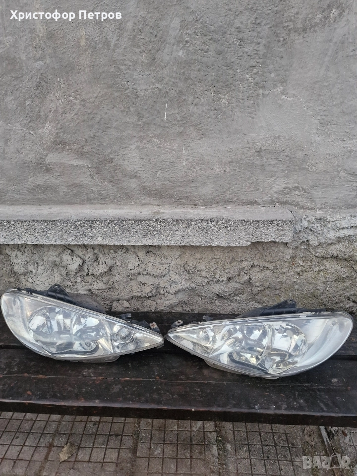 фарове оригинални valeo за peugeot/пежо 206 , снимка 1