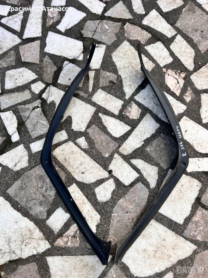 A2046931633. Дъждовни лайстни лява и дясна багажник за Мерцедес Ц-класа W204. Седан. A2046931533, снимка 1