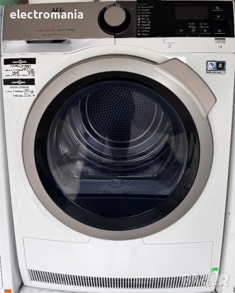сушилня с термопомпа AEG Lavatherm 8000 Series AbsoluteCare System T8DEK946E 9кг, снимка 1