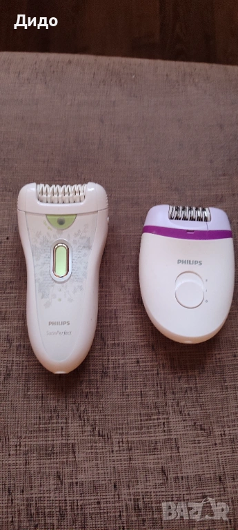 Епилатори PHILIPS SatinPerfect HP 6570/00 и PHILIPS BRE 225, снимка 1