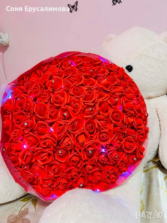 Букет от 101вечни рози, снимка 1