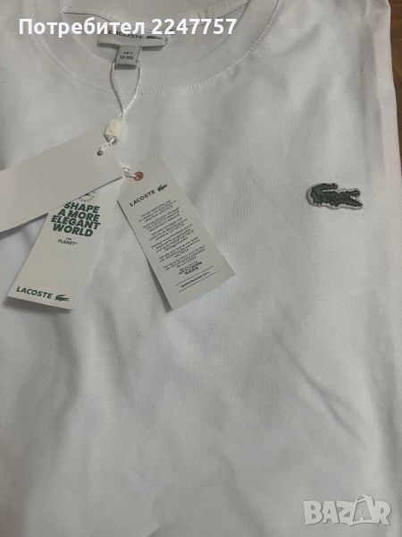 Тениска LACOSTE с бродирано лого размер XXL, снимка 1