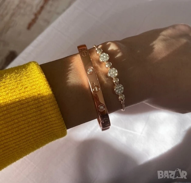 гривна от висококачествена медицинска стомана cartier , снимка 1