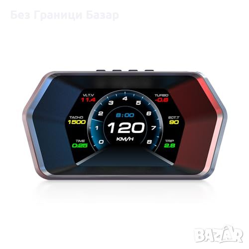 Нов AMHVMU P17 HUD Цифров Скоростомер и OBD2/GPS Система за Автомобили, снимка 1