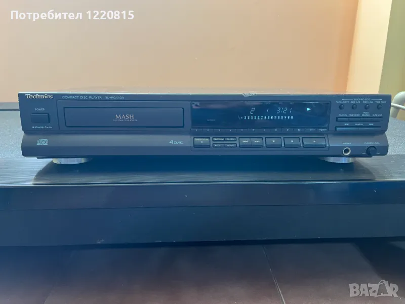 Technics COMPACT DISC PLAYER  SL-PG440A, снимка 1