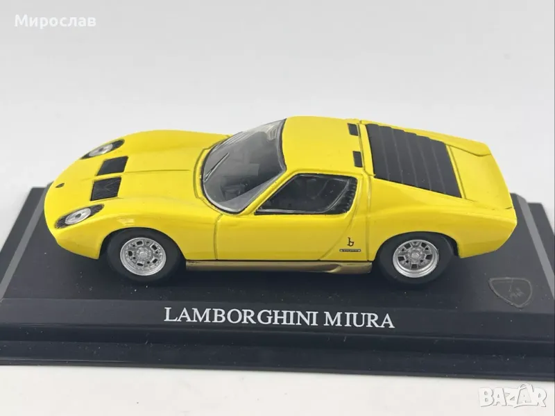 1:43 LAMBORGHINI MIURA КОЛИЧКА ИГРАЧКА МОДЕЛ, снимка 1