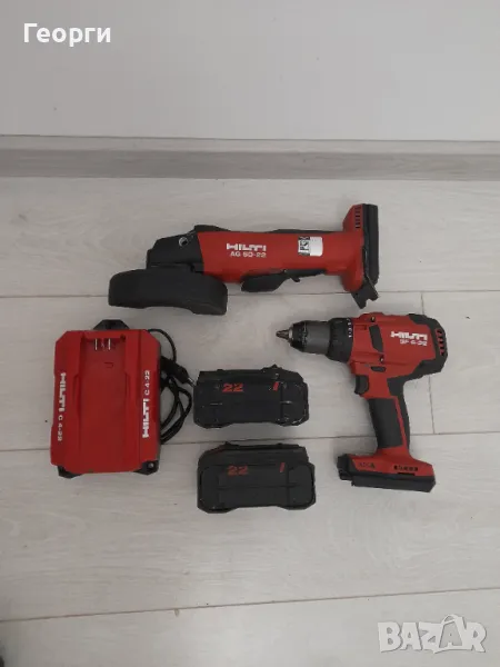 Hilti ъглошлайф и винтоверт, снимка 1