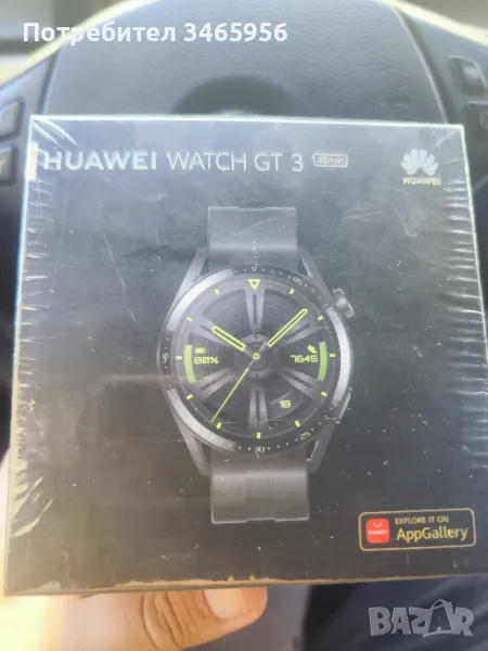 чисто нов HUAWEI GT 3 ACTIVE BLACK 46MM , снимка 1