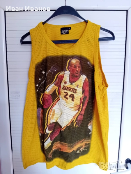Колекционерски баскетболен потник на Коби Брайънт с автограф, снимка 1
