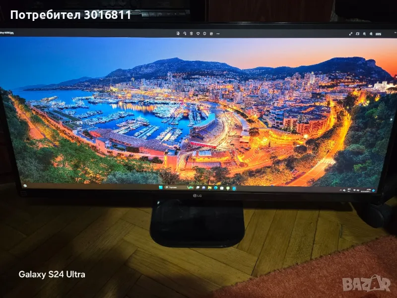 Монитор LED IPS LG 34,ultrawide,UWHD,2xHDMI,34UM58-P, снимка 1