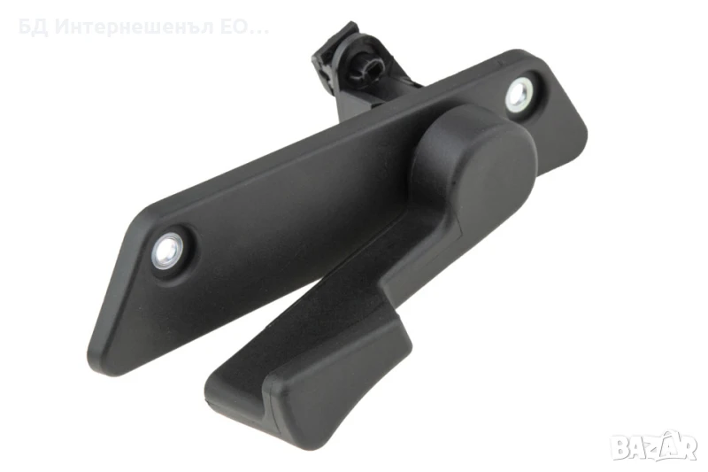 735379978 Вътрешна дръжка за отваряне на задна дясна врата FIAT DOBLO 2000-2010, черна, снимка 1