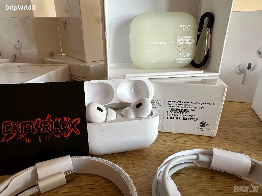 Apple AirPods Pro 2nd Gen Комбо с Кейс, снимка 1