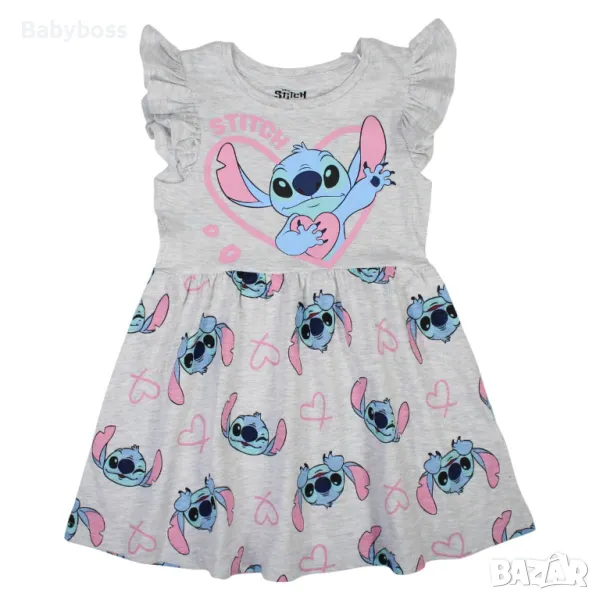 Лятна рокля за момиче Стич, снимка 1