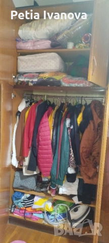 Четирикрилен гардероб, снимка 3 - Гардероби - 52972607