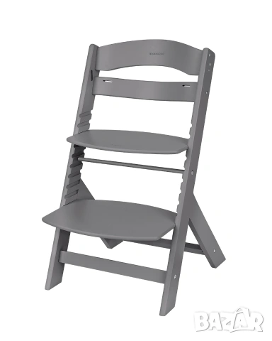 Дървен стол за храненe Nordy Dark Grey С БЕЗПЛАТНА ДОСТАВКА , снимка 5 - Столчета за хранене - 53565010