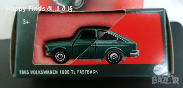 💕🧸Matchbox 1965 Volkswagen 1600 TL Fastback Moving parts, снимка 1 - Колекции - 45839098