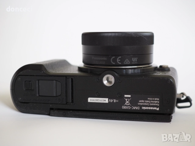Panasonic Lumix GX80 16mp 4k камера с обектив Lumix G Vario 12-32mm, снимка 7 - Фотоапарати - 52886349