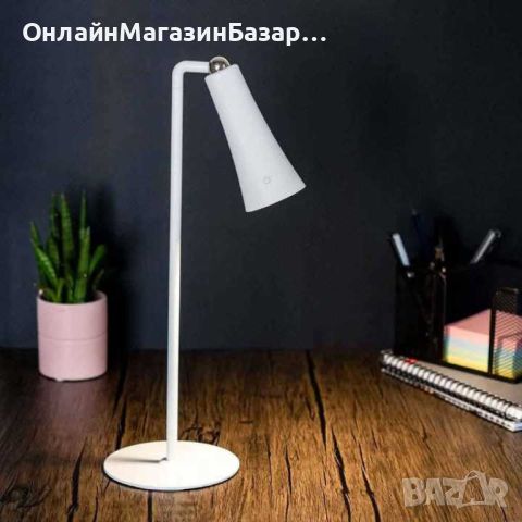 LED магнитна лампа Flexy, 3v1, 3W, 4000К, Бяла, черна, снимка 3 - Настолни лампи - 46680091