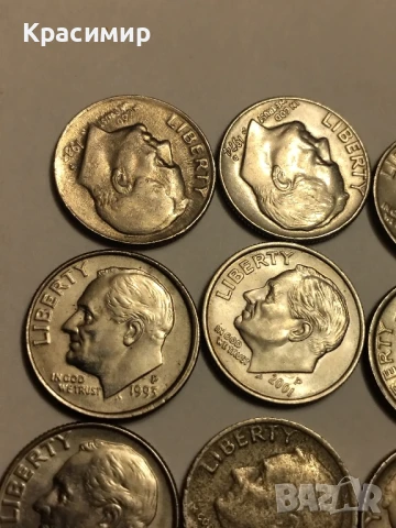 ОNE DIME 1962-1993 г., снимка 9 - Нумизматика и бонистика - 51161149