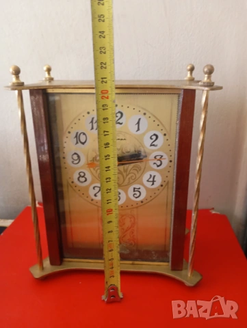 Винтидж настолен часовник , снимка 2 - Антикварни и старинни предмети - 53794664