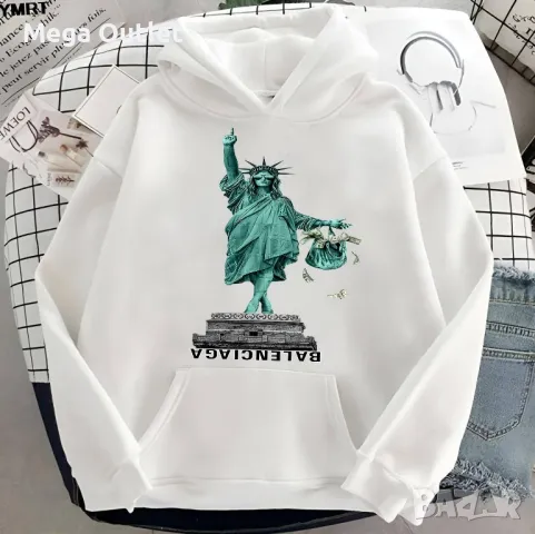 ❗️SALE❗️Дамски суичър Balenciaga с качулка, снимка 1 - Суичъри - 47686410