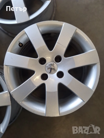ОРИГИНАЛНИ АЛУМИНИЕВИ ДЖАНТИ ЗА ПЕЖО-4Х108Х65.1-16 цола, снимка 4 - Гуми и джанти - 51940304