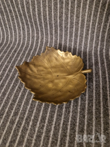 Декоративно месингово листо , снимка 2 - Декорация за дома - 52292512