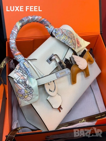 Дамски Чанти -Естествена Кожа⚜️ Hermes , снимка 6 - Чанти - 52969093
