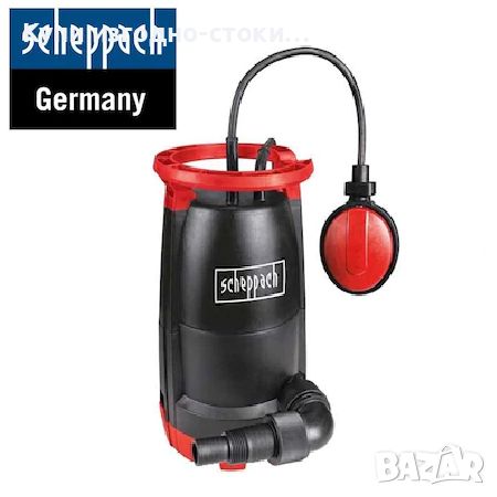 Потопяема помпа за мръсна вода - Scheppach Germany 750w , снимка 2 - Други - 45429476