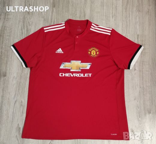 Manchester United 2017-18 Home Kit x Romelu Lukaku
◾ Размер: 2XL
✅ Отлично състояние , снимка 1 - Тениски - 46324888