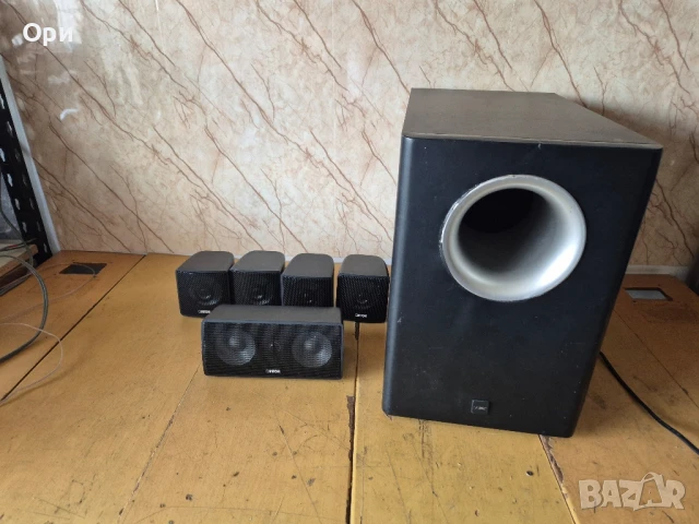 Активен субуфер Canton AS10 + 4бр.съраунд колонки + 1бр. център, снимка 2 - Тонколони - 50839210