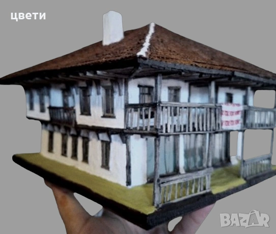 авторски колекционерски прототип на стара възрожденска къща с модерни нотки, снимка 3 - Други ценни предмети - 53684106